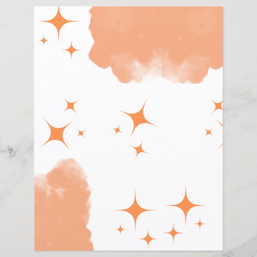 Papier Orange sonique fixe (Devant)