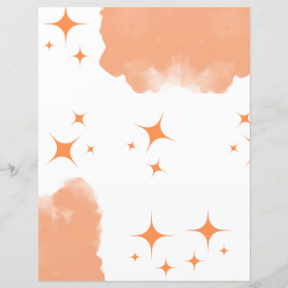 Papier Orange sonique fixe