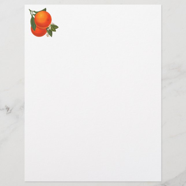 Papier Oranges Vintage (Devant)