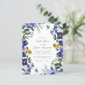 Papier Orchidée violette budget Frame Floral Couples Douc (Debout devant)