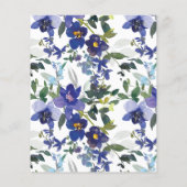 Papier Orchidée violette budget Frame Floral Couples Douc (Dos)