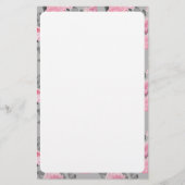 Papier ordinaire avec bordure florale (Devant)