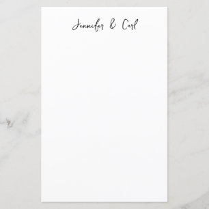 Papier ordinaire minimaliste professionnel classiq