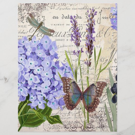 Papier origami botanique (Devant)