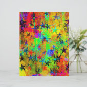 Papier origami étoiles colorées (Debout devant)