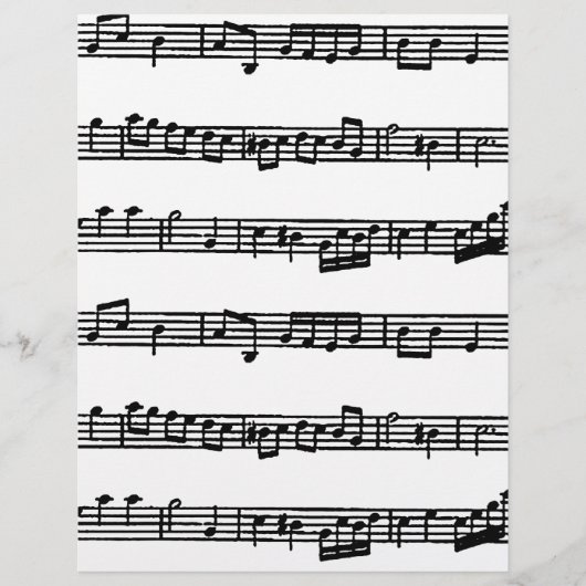 papier origami partition musicale (Devant)