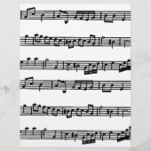 papier origami partition musicale (Dos)