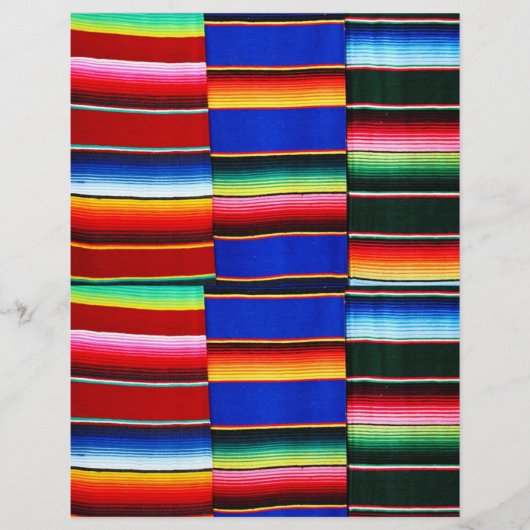 papier origami rayures serape (Devant)