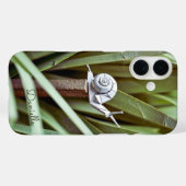 Papier Origami Slak in het gras Monogram Case-Mate iPhone Case (Achterkant (horizontaal))