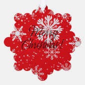 Papier Ornament en Gift Kaart Label (Achterkant)