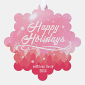 Papier Ornament Kaart (Achterkant)