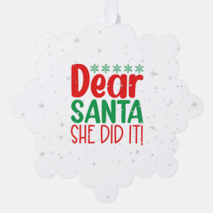 Papier Ornament Kaart-Funny Xmas Quote Kaart
