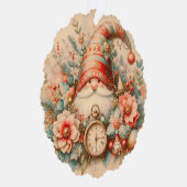 Papier Ornament Kaart Gnome (Rechts)