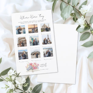 Papier Où étaient-ils jeu de baby shower pour la mariée