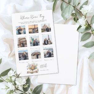 Papier Où étaient-ils jeu de baby shower pour la mariée