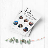 Papier Où Étaient-Ils Mariage Engagement Partie