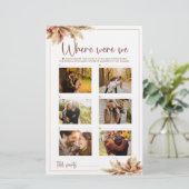 Papier Où Nous Étions Jeu Automne Pampas Grass Couple Pho (Debout devant)