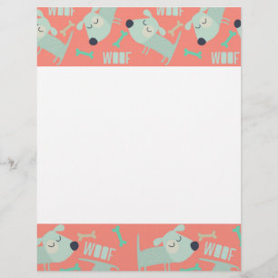 Papier Ouah les chiens et les os