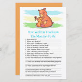 Papier Ours comment bien connaissez-vous le jeu baby show (Devant / Derrière)