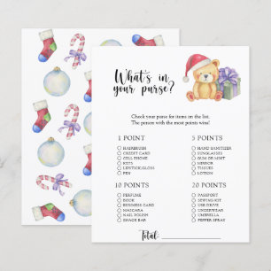 Papier Ours d'hiver - Whats dans votre sac à baby shower 