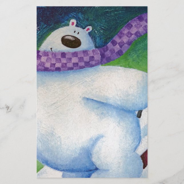 Papier Ours polaire (Devant)