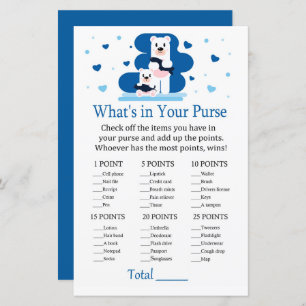 Papier Ours polaire Qu'y a-t-il dans votre jeu de sacs à