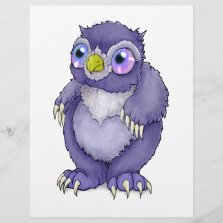 Papier Ourson hibou