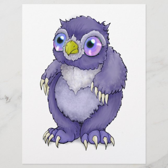 Papier Ourson hibou (Devant)