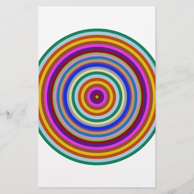 Papier Outil de concentration de la méditation de Chakra (Devant)