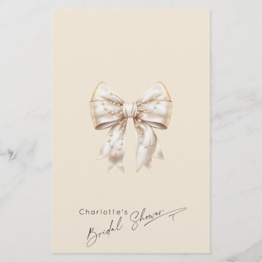 Papier Over or Under Pearls et Prosecco jeu de mariée (Dos)