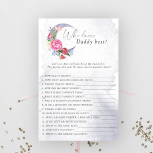 Papier Over the Moon Qui connaît papa meilleur jeu