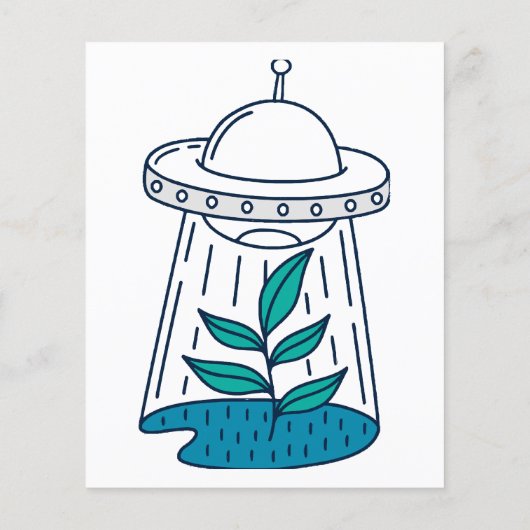 Papier OVNI Alien (Dos)