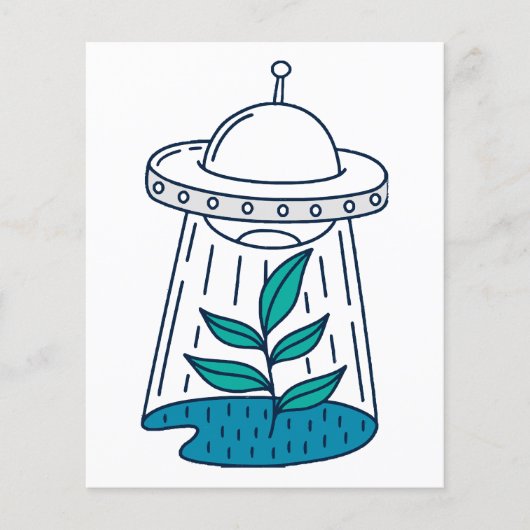 Papier OVNI Alien (Devant)