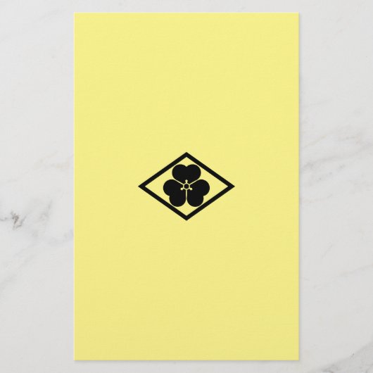 Papier Oxalis en losange (Devant)