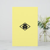 Papier Oxalis en losange (Debout devant)