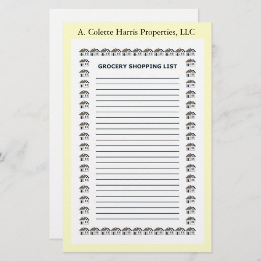 Papier Pad - Conception 4 (Devant / Derrière)