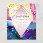 Papier Paillettes d'AGATE Dates à retenir Glamour BUDGET (Devant)