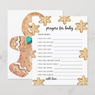 Papier Pain d'épices - prières pour bébé