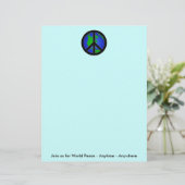 Papier Paix mondiale (Debout devant)