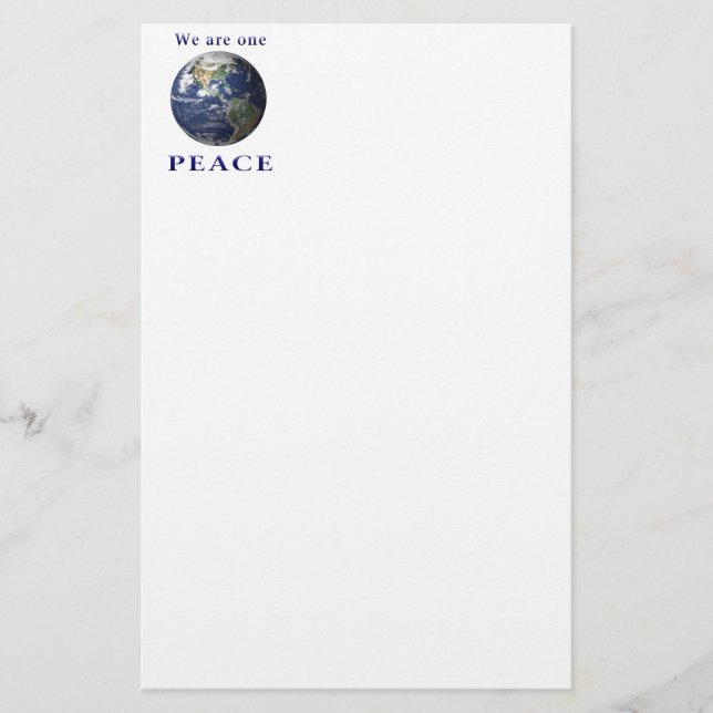 Papier Paix sur terre (Devant)