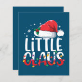 Papier Pajamas de Noël Little Claus Correspondant Famille (Devant / Derrière)