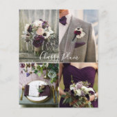 Papier Palette Card 2023, couleur Mariage de prune classi (Dos)