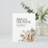 Papier Pampas douche nuptiale eucalyptus terracotta moder (Debout devant)