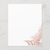 Papier Pampas Grass Terracotta Chic Faire-part de mariage (Dos)