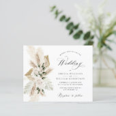 Papier pampas herbe fleur sauvage verdure mariage (Debout devant)