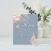 Papier Pampas Tropical Grass Terracotta Mariage (Debout devant)