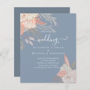 Papier Pampas Tropical Grass Terracotta Mariage