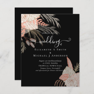 Papier Pampas Tropical Grass Terracotta Mariage