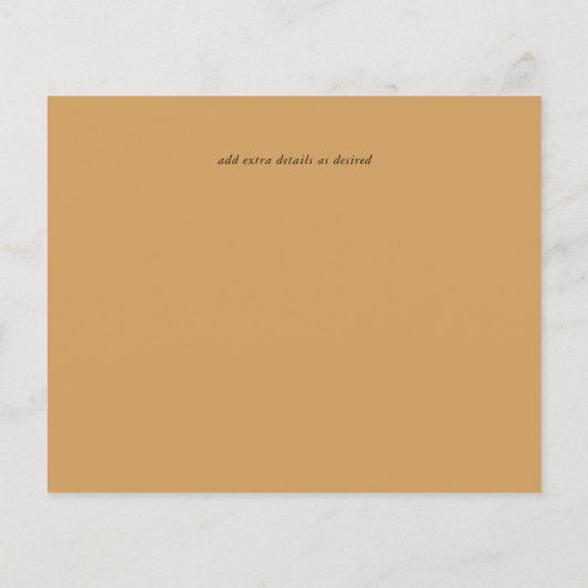 Papier Pampas Tropical Grass Terracotta Mariage (Dos)