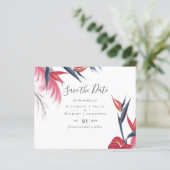 Papier Pampas Tropical Mariage de Berry Marine (Debout devant)